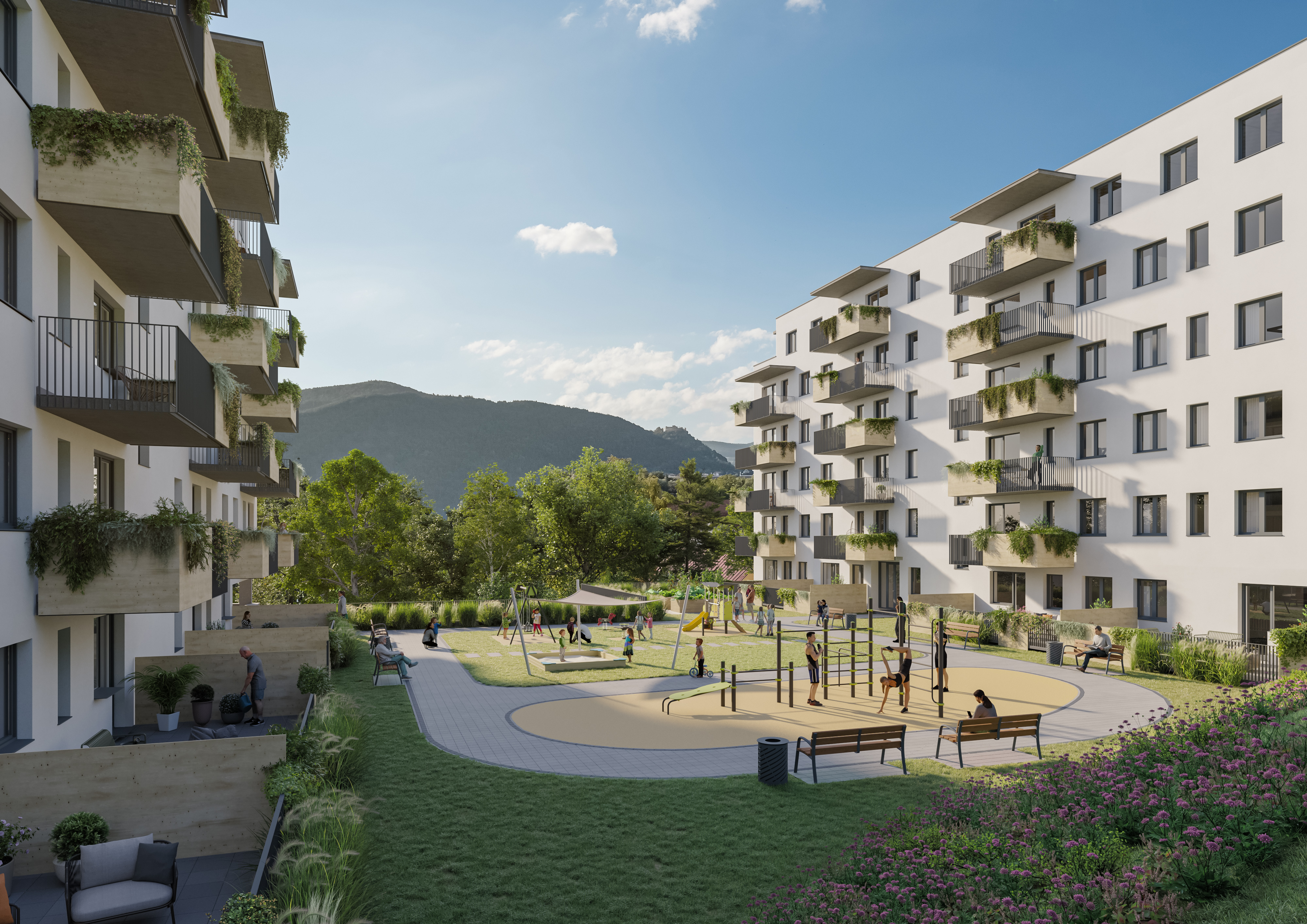 Twinresidence vnutroblok