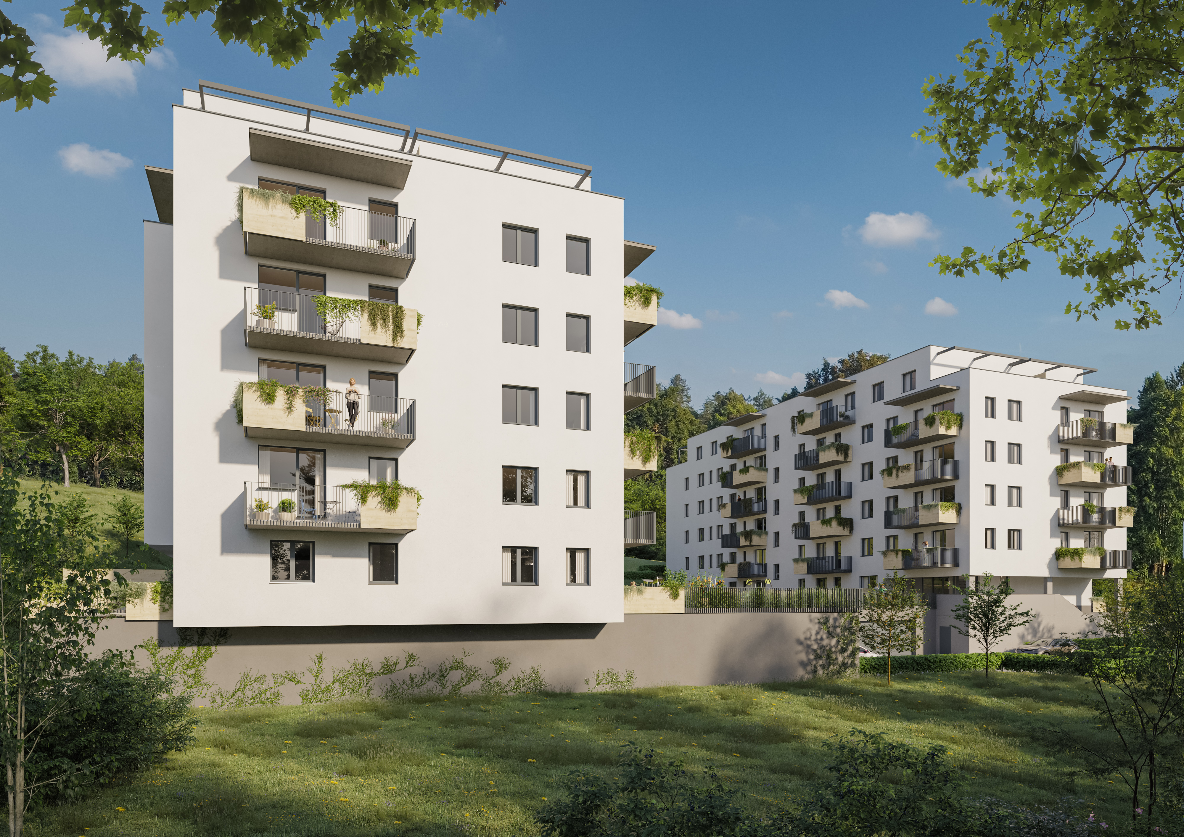 Twinresidence pohlad z boku