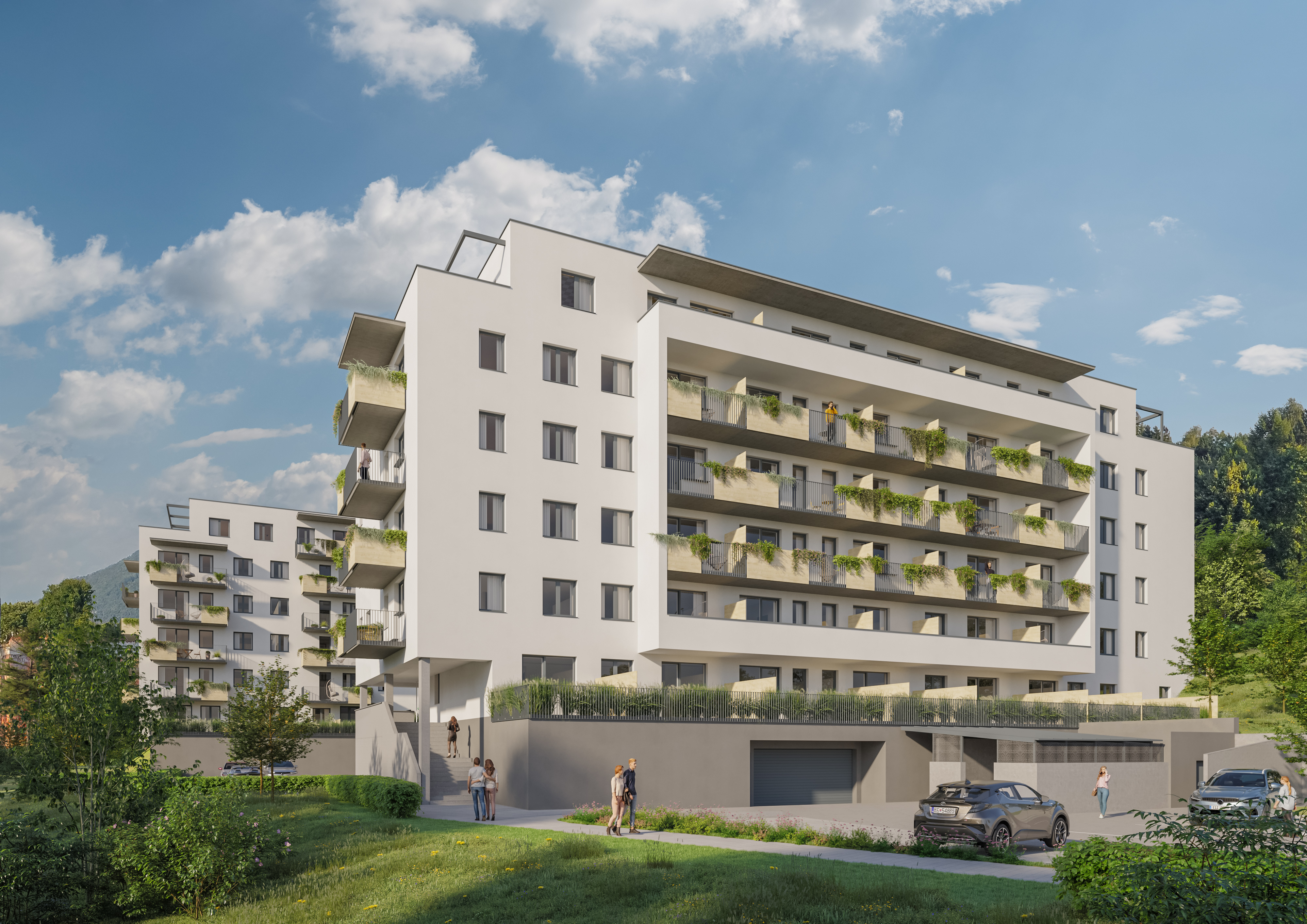 Twinresidence pohlad zozadu